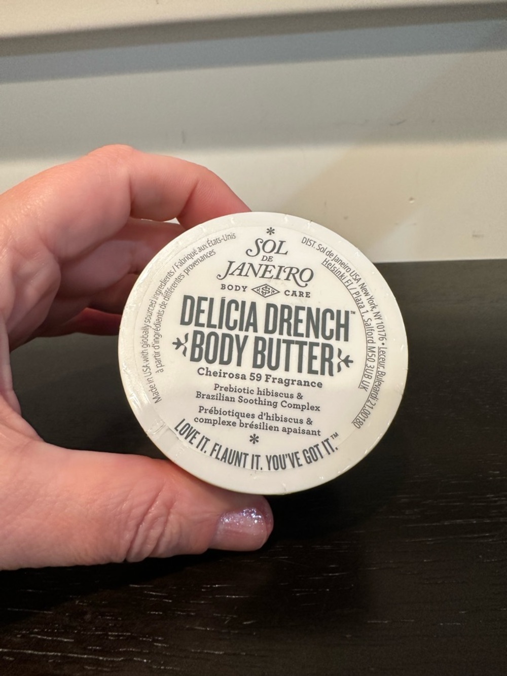 Sol de Janeiro Delícia Drench Body Butter 2.5oz Travel Size Hydrating Cream NEW - Picture 3 of 5